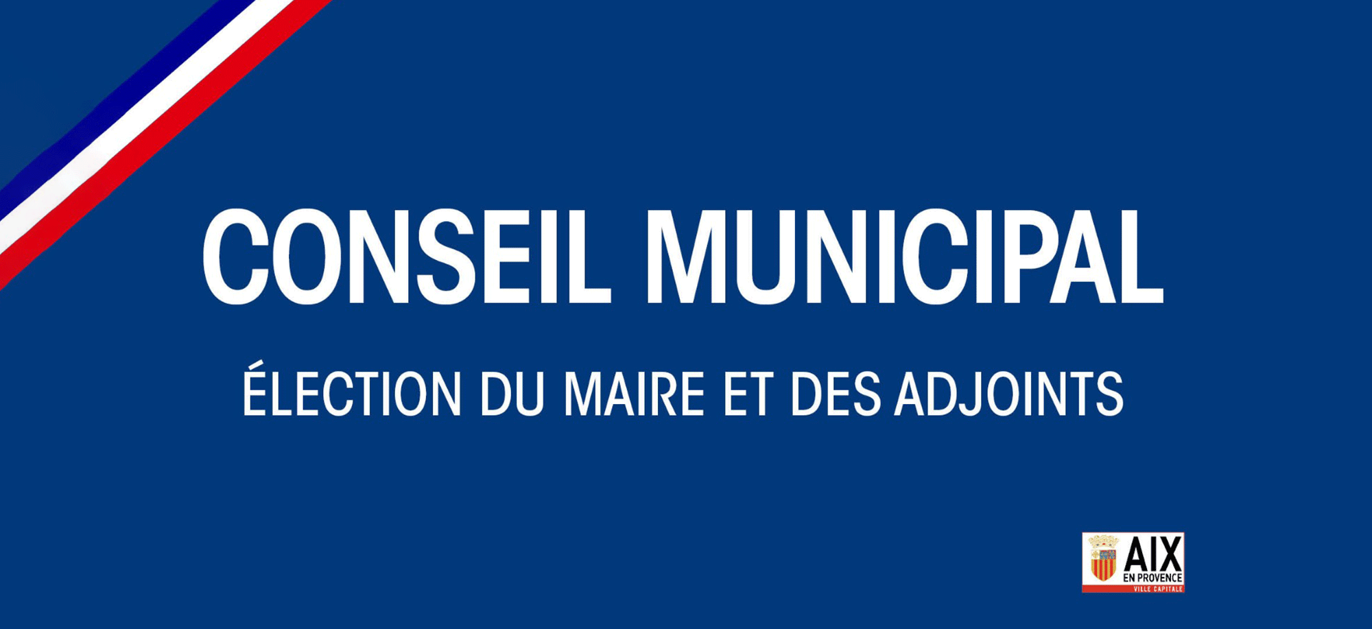 Conseil municipal d'installation - Élection du Maire et des adjoints