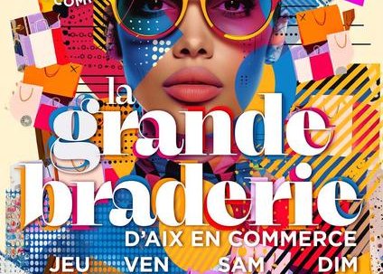 La grande braderie d'Aix en Commerce