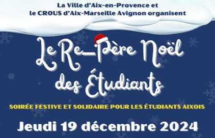 Le Re-Père Noël des Étudiants - Repas solidaire