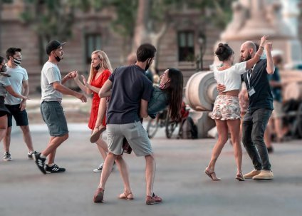 Aix danse pendant l'été