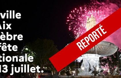 Fête nationale : le feu d'artifice reporté