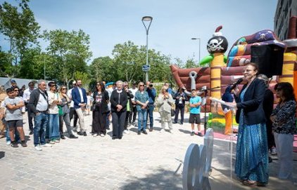Inauguration de la place Jean Michel requalifiée