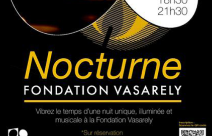 Exposition - Nocturne à la Fondation Vasarely