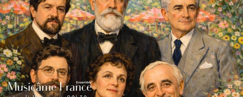 Concert : Musicâme à Aix-en-Provence : Debussy, Bizet, Aznavour, Piaff, Saint-Saëns, Fauré, Ravel