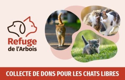 Collecte de dons en faveur des animaux du refuge de l'Arbois et des&nbsp;(…)