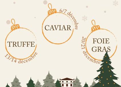 Noël à Beaupré - 3 week-ends "Accords Mets de Fêtes & Vins" au&nbsp;(…)