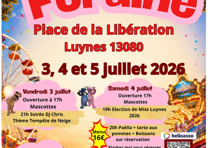 Fête foraine de Luynes Festi'Luynes