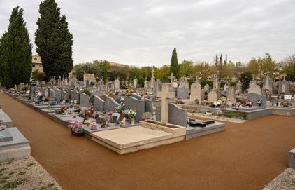 Fin de chantier au cimetière de Puyricard