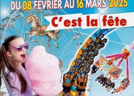 Fête foraine - Foire aux manèges Du 8 fév au 16 mars 2025