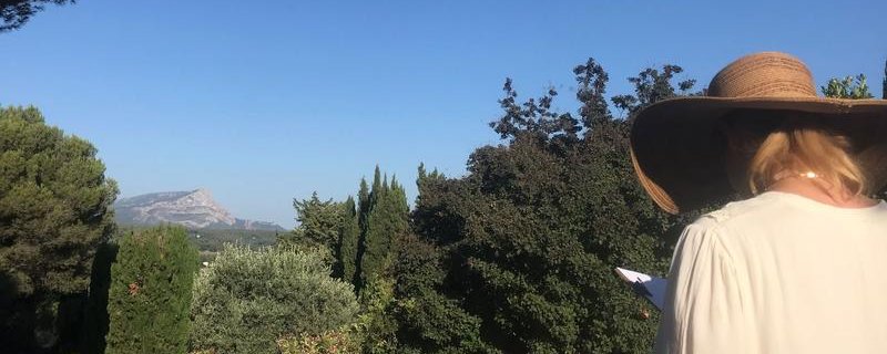 Cezanne au Jardin des peintres