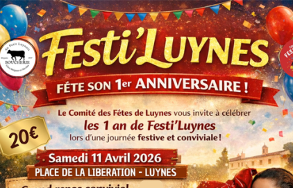 Repas festif à Luynes