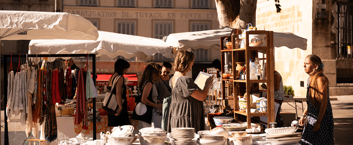 Antiquaires & brocanteurs du Pays d'Aix - Places comtales
