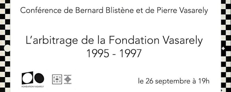 L'arbitrage de la Fondation Vasarely : 1995 – 1997