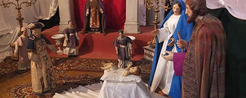 Crèches blanches et Chemin de Saint-Jacques