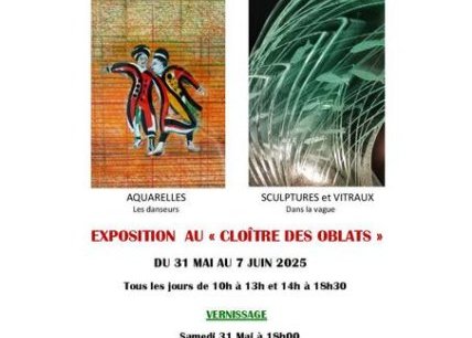 Exposition aquarelles et vitraux