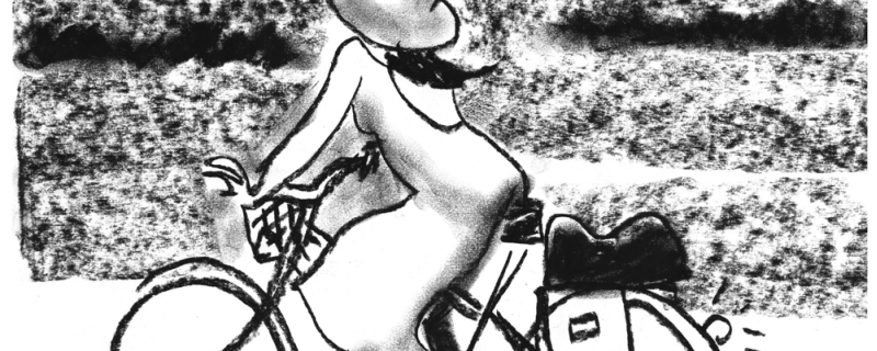 La Grande balade à bicyclette, happening poétique et radiophonique