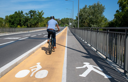 Carte des aménagements cyclables