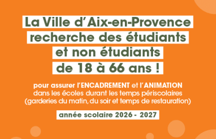 La ville recrute pour la surveillance et l'animation dans les écoles