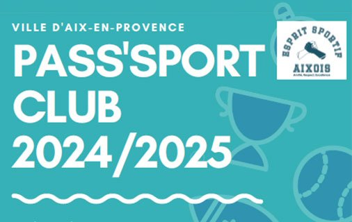 S'inscrire au Pass'Sport Club 2023/2024