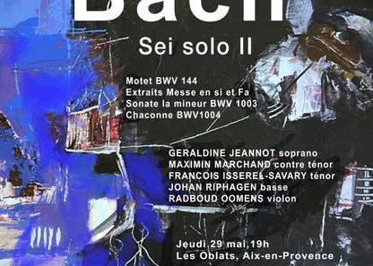 Sei Solo II - Bach - Dévoiler une musique dissimulée dans les Sonates et (…)