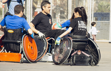 Séance de découverte et initiation au Rugby Fauteuil