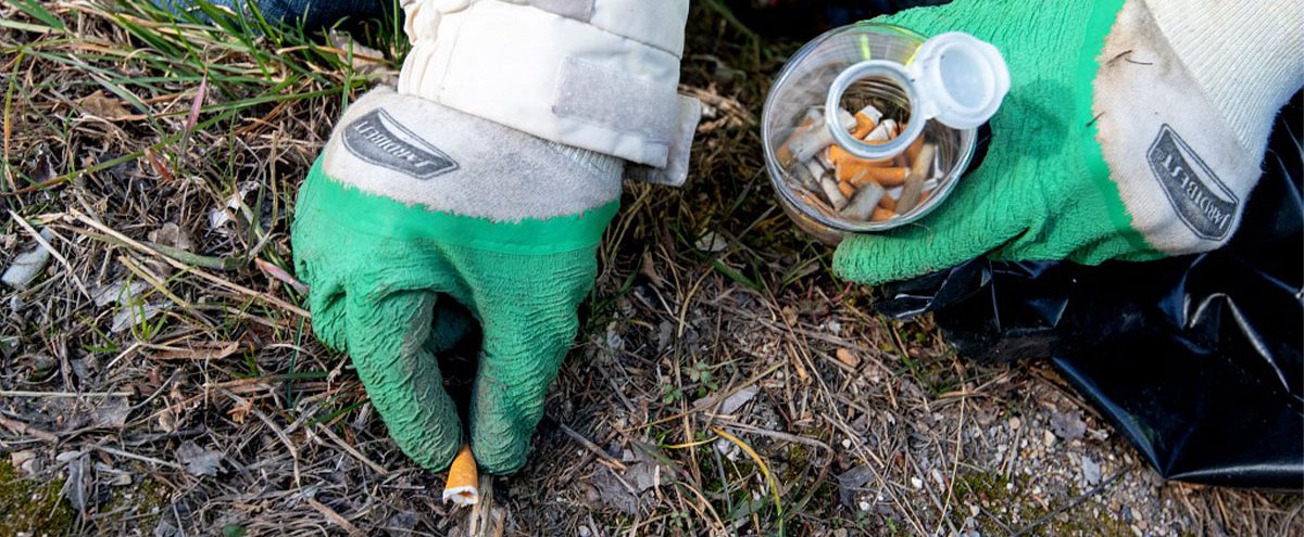 Chasse aux mégots à Luynes
