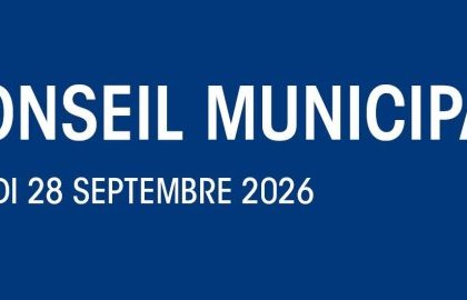 Séance et ordre du jour du Conseil municipal