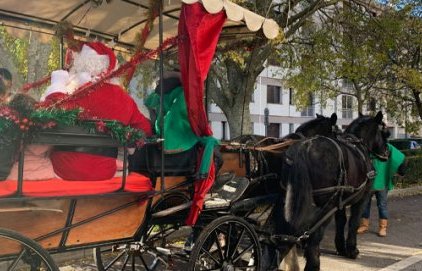 Calèche de Noël au CSC La Grande Bastide