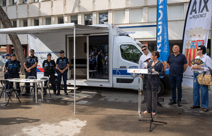 Retour sur l'inauguration du Poste Mobile Opérationnel (PMO) de la (...)