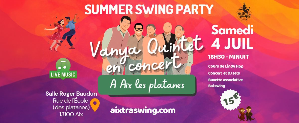 Bal swing dansant aux Platanes