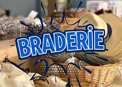 Braderie à la boutique de l'Atelier des Lauves