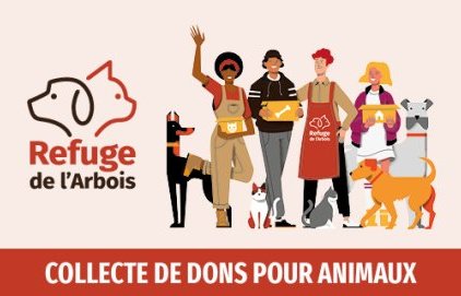 Collecte de dons pour animaux