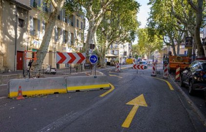 Travaux de nuit - Fermeture exceptionnelle du Cours Sextius
