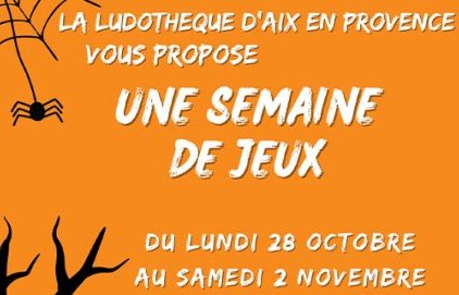 Semaine de jeu "Lud'horreur"