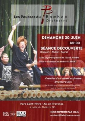 Séance découverte - Les Pousses de Bamboo nouvel Orchestre Aixois