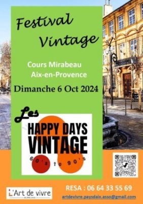 Les "Happys Days Vintage" 60's to 90's