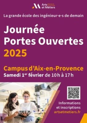 Journée Portes Ouvertes du campus Arts et Métiers d'Aix-en-Provence