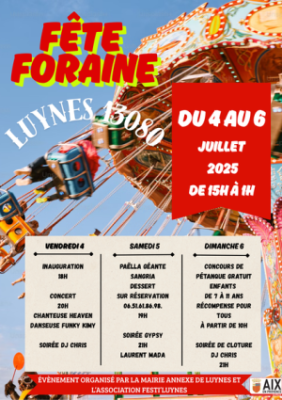 Fête foraine de Luynes