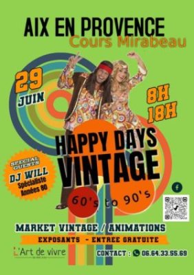Happy Days Vintage 60's to 90's - Cours Mirabeau