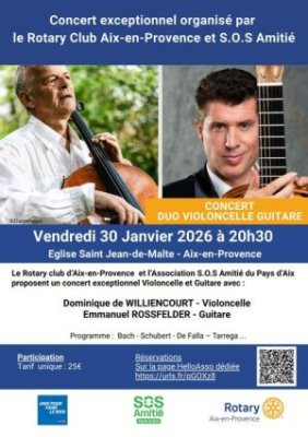 Concert : Violoncelle et Guitare