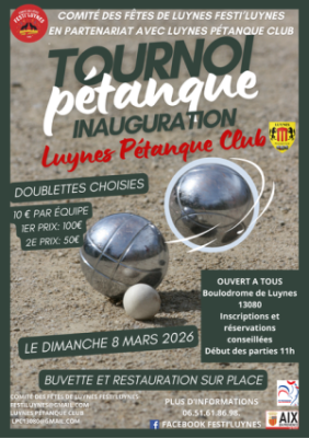 Inauguration Luynes Pétanque Club