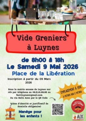 Vide grenier Festi'Luynes