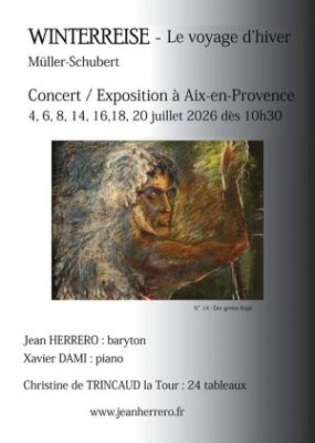 Concert - WINTERREISE (le voyage d'hiver) de Franz SCHUBERT