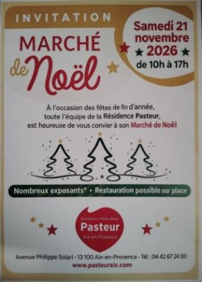 Marché de Noël à la résidence Pasteur