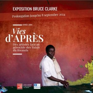 Exposition de Bruce Clarke "Vies d'après : des artistes face au génocide des Tutsis du Rwanda"
